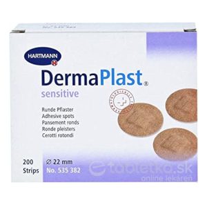 DERMAPLAST SENSITIVE SPOTS náplasti okrúhle (priemer 22 mm) 200 ks