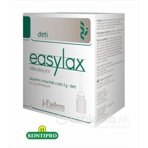 EASYLAX mikroklystir pre deti 6x3g