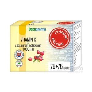 EDENPharma VITAMÍN C 1000 mg tbl s postupným uvoľňovaním 2×75 ks (150 ks)