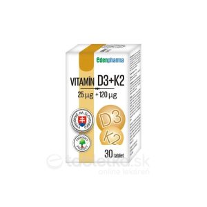 EDENPharma VITAMÍN D3 + K2 30 tabliet