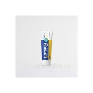 Elgydium kids gélová zubná pasta s fluorinolom pre deti (2-6 rokov) s príchuťou banánu 1×50 ml