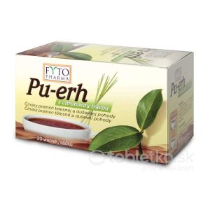 FYTO Pu-erh s citrónovou trávou 20×1,5 g