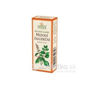 GREŠÍK BYLINNÉ KVAPKY MÄTOVÉ ŽALÚDOČNÉ 1×50 ml