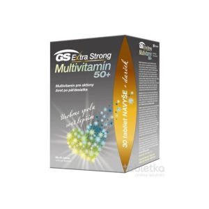GS Extra Strong Multivitamín 50+ darček 2021 tbl 90+30 navyše