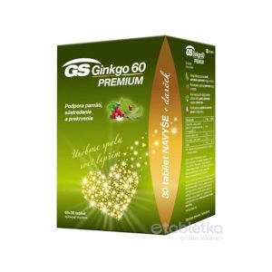 GS Ginkgo 60 PREMIUM darček 2021 tbl 60+30 navyše