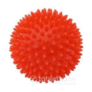 Gymy loptička masážna ježko červená 9 cm