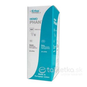HEMOPHAN diagnostické prúžky na moč 50 ks