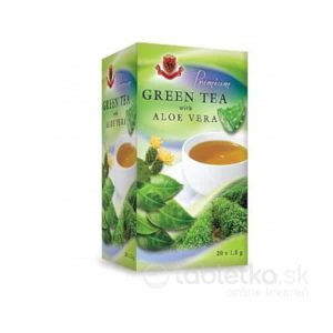 HERBEX Premium GREEN TEA S ALOE VERA zelený čaj 20×1,5 g