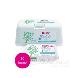 HIPP BABYSANFT vlhčené obrúsky AQUA 60ks+box