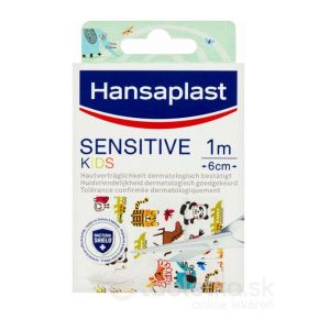 Hansaplast SENSITIVE KIDS Zvieratká náplasť detská 1mx6cm 1 ks