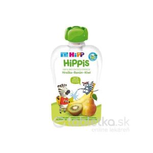HiPP HiPPis 100% Ovocie Hruška Banán Kiwi kapsička (od ukonč. 5. mesiaca) ovocný príkrm 100 g