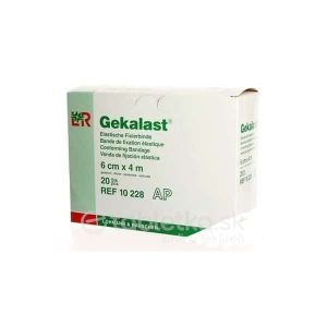 GEKALAST HYDROF. ELAST. FIXAČNÝ OBVAZ 6cmx4m 1×20 ks