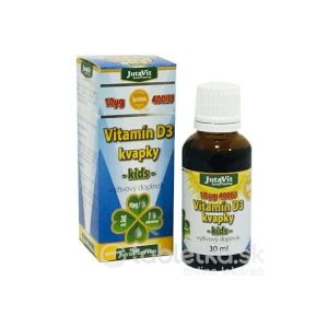 JutaVit Vitamín D3 kvapky – kids 1×30 ml