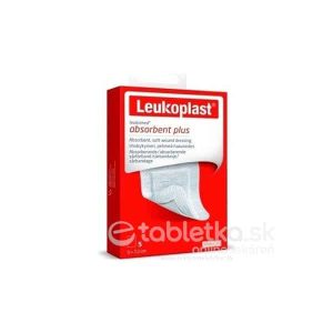 LEUKOPLAST LEUKOMED absorbčná náplasť na rany, 5×7,2 cm, 5 ks