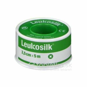 LEUKOSILK náplasť na cievke, 2,5cm x 5m, 1 ks
