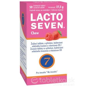 Lactoseven Chew – žuvacie tablety 50ks