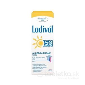Ladival ALLERG FACE SPF 50+ gél (na ochranu kože pred slnkom 1×50 ml)