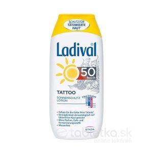 Ladival TATTOO SPF 50 mlieko (na opaľovanie 1×200 ml)