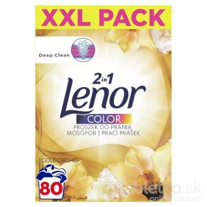 Lenor Gold Orchid prací prášok 80 praní, 5,2 kg