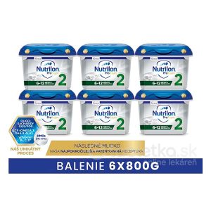 Nutrilon 2 ProFutura Nová mliečna výživa 6x800g