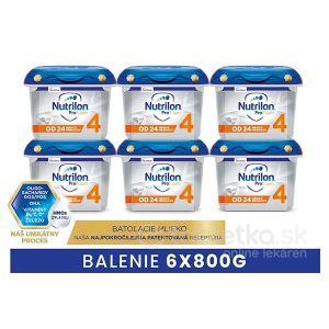 Nutrilon 4 ProFutura Nová mliečna výživa 6×800 g