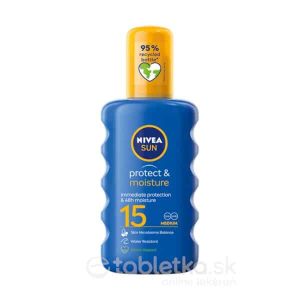 NIVEA SUN sprej na opaľovanie SPF15 5v1 200ml