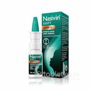 Nasivin SOFT 0,025% sprej do nosa 10ml