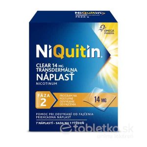 NiQuitin Clear 14 mg 1x7ks