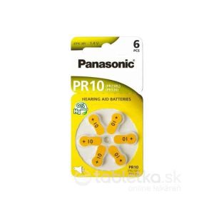 Panasonic PR10 batérie (PR230L) (PR536) do načúvacích prístrojov 1×6 ks