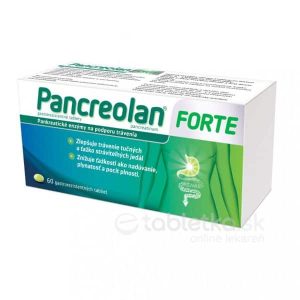 PANCREOLAN forte 220mg 60 tabliet