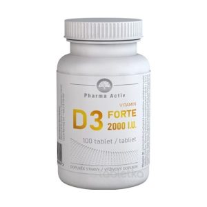 Pharma Activ Vitamin D3 FORTE 2000 I.U. 100 tabliet