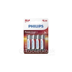 Philips AA 4ks Power Alkaline (LR6P4B10) 4 ks