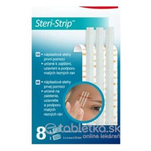 SPOFAPLAST 3M Steri-Strip náplasťové stehy 8ks