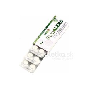 StopALERG PLUS ZINOK žuvacie tablety 30 ks
