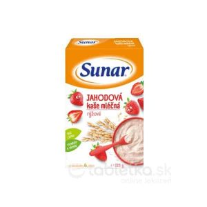 Sunar JAHODOVÁ KAŠA mliečna ryžová 225 g