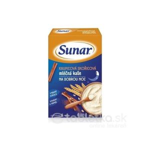 Sunar KRUPICOVÁ ŠKORICOVÁ mliečna kaša na DOBRÚ NOC 225 g