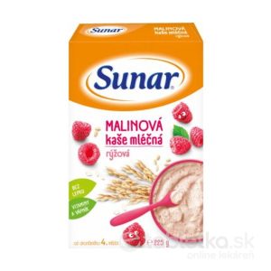 Sunar MALINOVÁ kaša mliečna ryžová 225 g