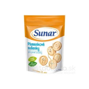 Sunar Písmenkové sušienky pre prvé zúbky 150 g