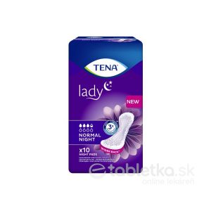 TENA Lady Normal Night inkontinenčné vložky na noc 10 ks