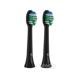 TrueLife SonicBrush Compact Heads Black Standard náhradné hlavice pre sonickú zubnú kefku 1×2 ks