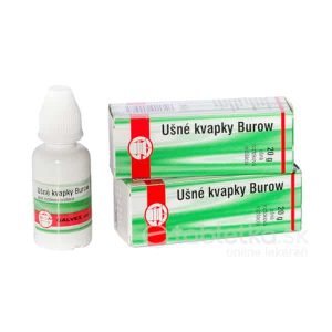 Ušné kvapky Burow – GALVEX 1×20 g