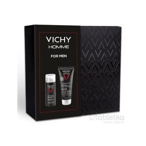 VICHY HOMME HYDRA MAG C XMAS 2021 hydratačný krém 50 ml + sprchový gél 100 ml, 1×1 set