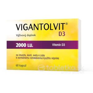Vigantolvit D3 2000 I.U. 60 kapsúl