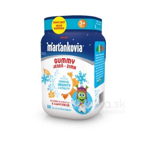 WALMARK Marťankovia GUMMY JESEŇ – ZIMA želatínové tablety 50ks