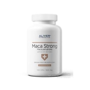 ALIVER Maca Peruánska STRONG cps (Lepidium meyenii koncentrát 6:1) 1×120 ks