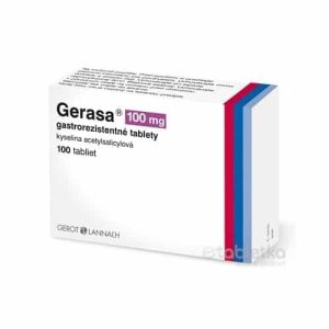 Gerasa 100 mg gastrorezistentné tablety 100 mg 100 tbl