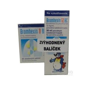 Bromhexin 12 BC + 8 BC (balíček) 30 ml + 25tbl x 8mg