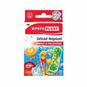 3M SPOFAPLAST č.116 Detské Náplasti jemné a priedušné, mix 1×20 ks