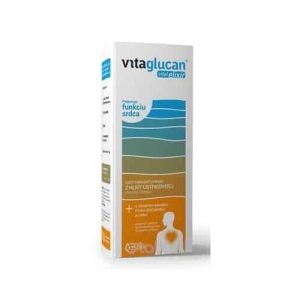 VITAGLUCAN Vital ELIXÍR extrakt z Hlivy + s obsahom Hlohu a zinku 250 ml