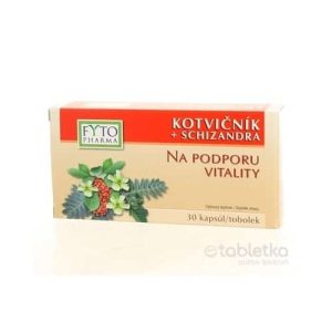 FYTO KOTVIČNÍK + SCHIZANDRA 30 cps